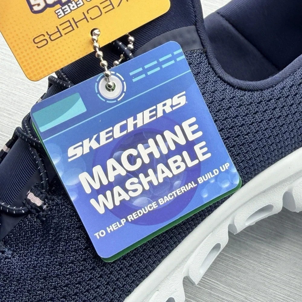 Skechers Glide Step Sneakers Women's 9 Blue Lightweight Navy Walking 104547